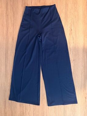ZYIA Navy Remi Wide Pants Size Medium